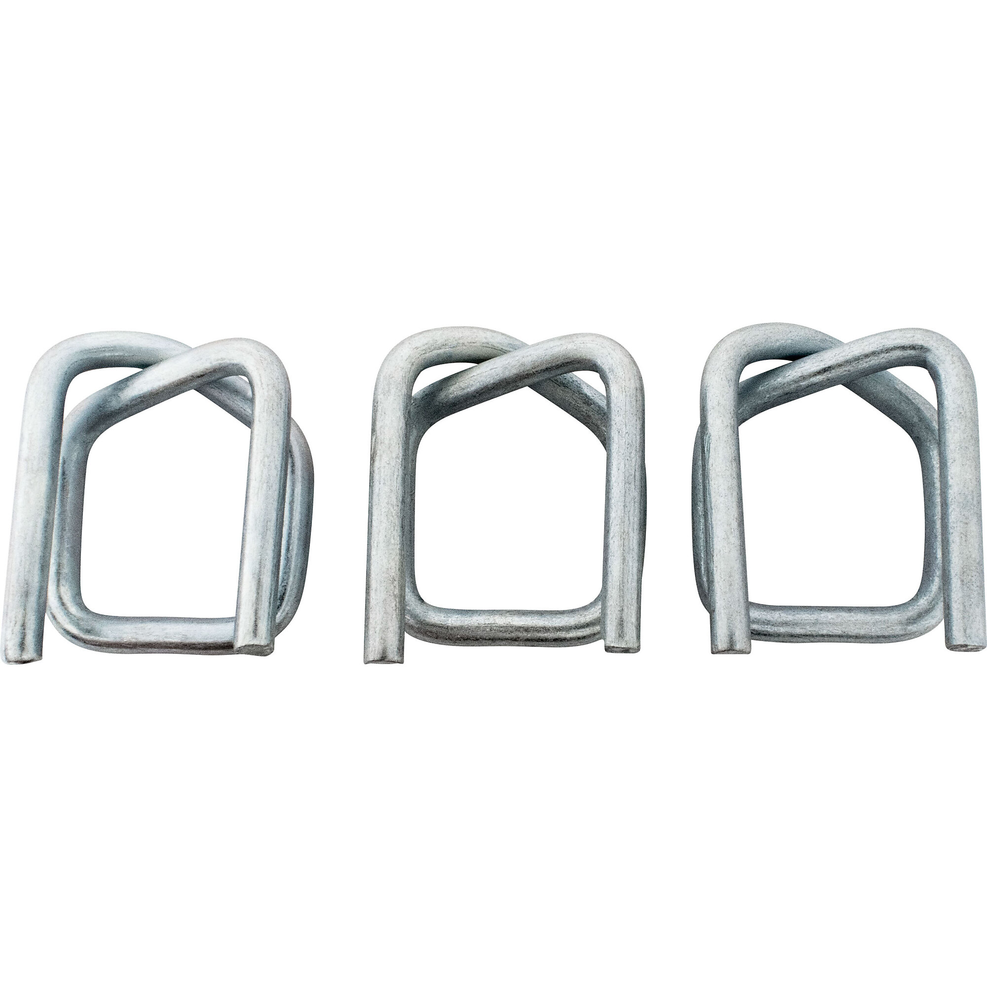 Encore Packaging Heavy-Duty Galvanized Wire Buckles — 5/8in., 1000 Pcs, Model# P58WB3-GA